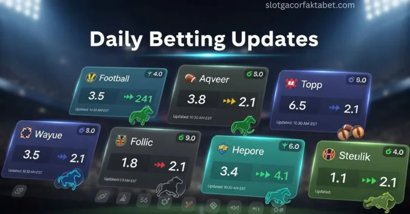 daily betting updates